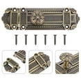 thumbnail image 3 of Gongc Security Sliding Lock Door Latch Bolt Vintage Furniture Hardware Blue, 3 of 6