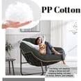 thumbnail image 4 of SDJPOI Outdoor Patio Rocking Chair Cushion, Waterproof & Fade Resistant Tufted Egg Chair Cushion with 6 Straps, Wicker Papasan Chair Cushion for Indoor & Outdoor, 4 of 8