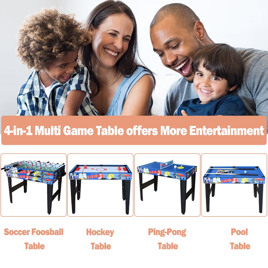 Tekscore Goal 21-in-1 4ft Multi Games Table  Multi game table, Table games,  Goals football