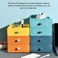 thumbnail image 4 of Justharion Fashion Simple Pull Drawer Organizer Desktop Organizer Storage Box Office Student Desk Sundries Container Home Organization Green, 4 of 6