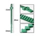 thumbnail image 2 of 10 Pieces Heavy Duty Plant Ties, 35cm Adjustable Tree Braces Garden Plant Ties Interlock for Bush Rose Support, 2 of 5