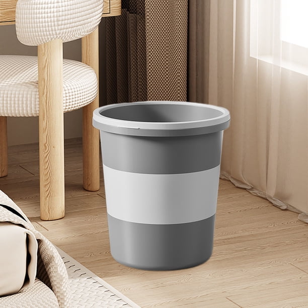 Cubo de basura, cubo de basura desmontable, cubo de basura doméstico con anillo de presión, cubo de basura