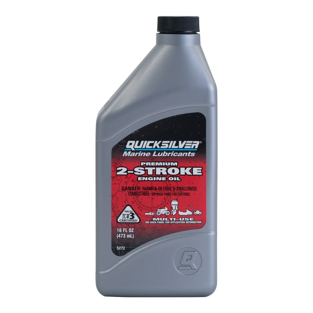 Quicksilver Premium 2Stroke Engine Oil 1 Pint 858020Q01 Walmart