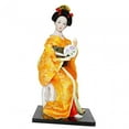 thumbnail image 3 of deevoka Ethnic Japanese Geisha Dolls 12 inch Kimono Dolls for Home Office Table Lady E, 3 of 9