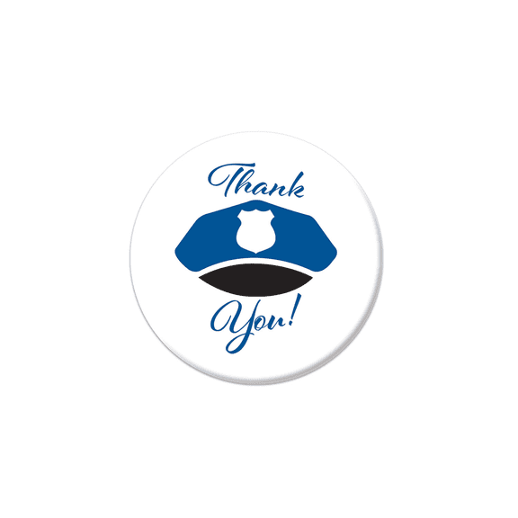 Thank You! Law Enforcement Button