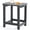 Gray, variant on DELMANGO HDPE Outdoor Side Table All Weather Patio Side Table Waterproof Small Outdoor End Table for Garden, Lawn, Pool, Balcony, Gray
