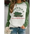thumbnail image 2 of Griswold's Christmas Tradition Raglan Sweatshirt (S, Blue), 2 of 7