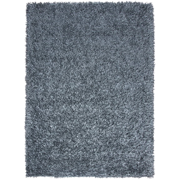 Rizzy Home Kempton Solid Print Traditional Modern Contemporary Area Rug, Blue