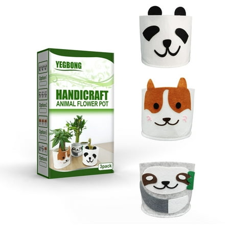 

LYCAQL Gardening Creative Animal Shape Flower Pot Container Pot Set Home Decoration Ornaments