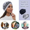 thumbnail image 6 of Phogary 2 Pieces Turbans for Women, Pre-tied Twisted Hat Braid Hair Covers, Beanie Arabic HeadAfrican Head Wraps for Black Women, 6 of 7