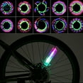 thumbnail image 4 of Deago Bike Wheel Lights, LED Waterproof Bicycle Spoke Tire Light with 32-LED and 32pcs Changes Patterns Bicycle Rim Lights for Mountain Bike/Road Bikes/BMX Bike/Hybrid Bike/Folding Bike, 4 of 10