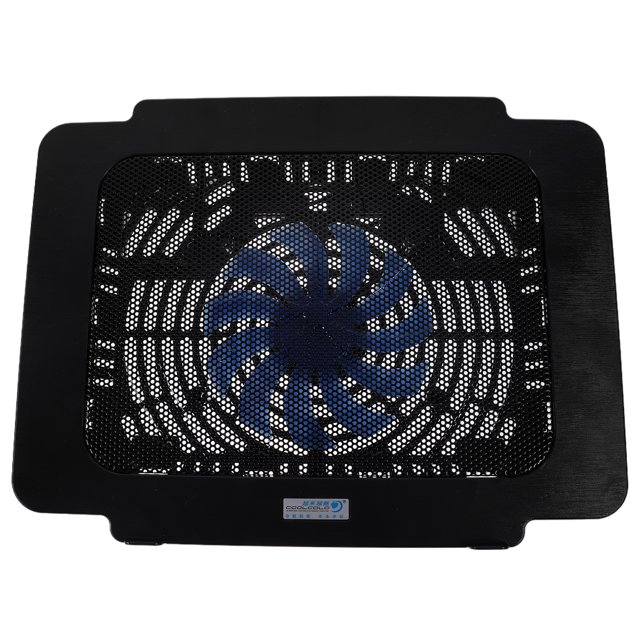 EeaseCA Tapis de Refroidissement pour Portable, Ventilateurs Silencieux, Support de Refroidisseur, Support de Refroidisseur à Angles Multiples Réglables, Base Antidérapante, Support de Dissipateur Thermique, Tapis pour Ventilateur (Noir)