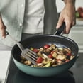 thumbnail image 2 of ZWILLING Pure 9.5-inch Stainless Steel Ceramic Nonstick Fry Pan, Green, 2 of 5