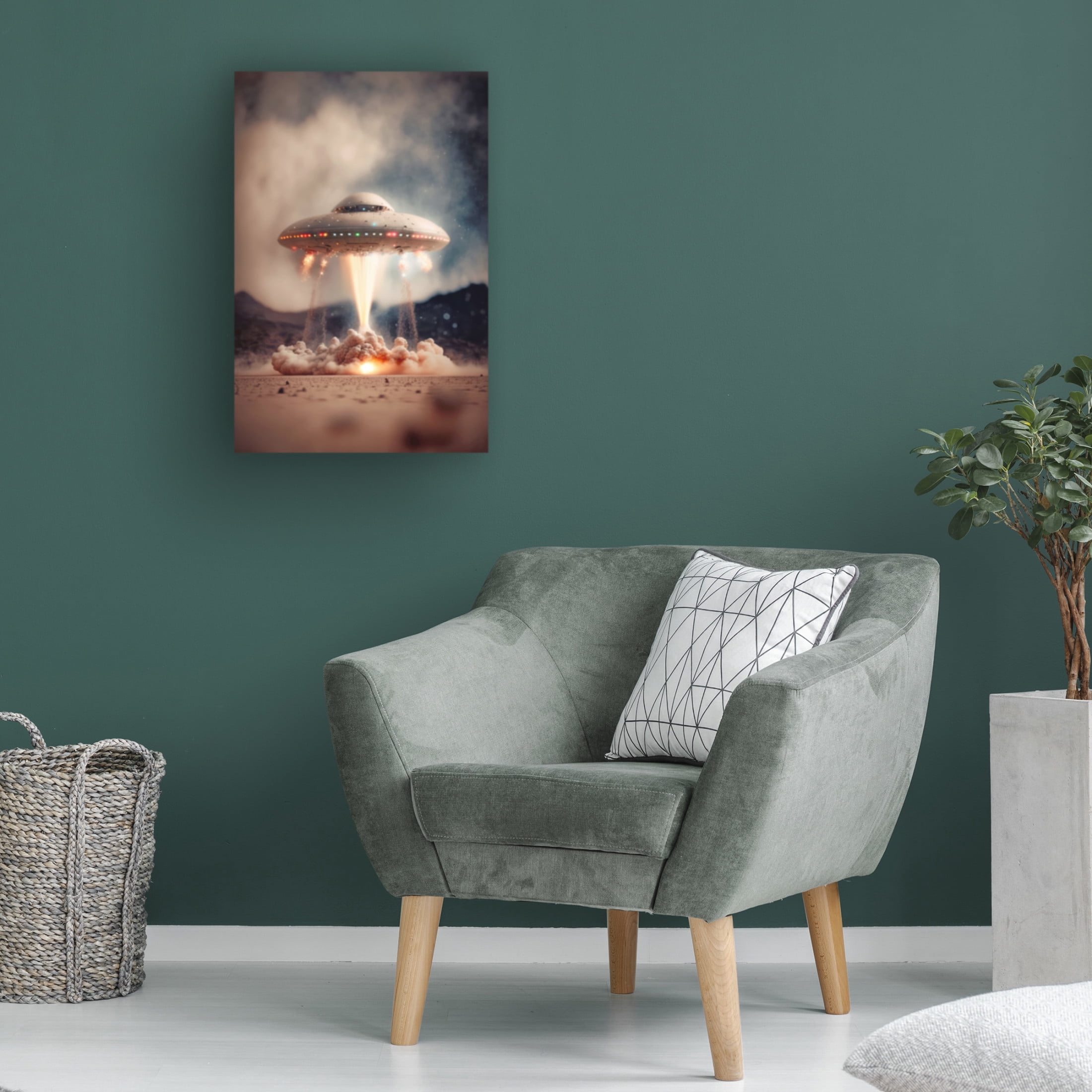 Trademark Fine Art Treechild Planet 73 A Canvas Wall Art