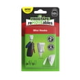 thumbnail image 3 of FrogTape reMOVEables Mini White Hooks, 24 Hooks and 32 Adhesive Strips, 3 of 12