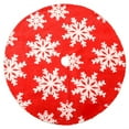thumbnail image 5 of Lohuatrd Snowflake Christmas Tree Skirt Enhance Decor Classic Delicate Design Versatile Festive Xmas Tree Skirt, 5 of 8