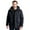 Navy, variant on CharmCyan Men's Full Zip Hooded Jacket with Sherpa Lining Warmth for Outdoor Activities and Everyday Comfort Wear Army Green L