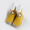 thumbnail image 2 of Mepaouo Baby Sock Shoes Boys Girls Non Slip Soft Sole Sneakers Toddler Infant First Walking Shoes Yellow, 2 of 5