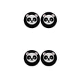 thumbnail image 2 of Sidaley Paquete de 2 Gamepad Thumbstick Covers Joystick Protector Grips Caps Controller Reemplazo de piezas de repuesto para PS5 Black Negro 2piezas, 2 of 6