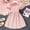 Pink, variant on MJTBGFSWG Dresses for Girl Kids Girls Toddler Soild Cotton Linen Ruffle Halter Boeknot Sleeveless Princess Dresses