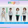 thumbnail image 3 of Disney Toy Story Woody Bullseye Alien Christmas Fleece Sweatshirt and Jogger Pants Outfit Set Toddler to Little Kid, 3 of 5