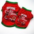 thumbnail image 6 of LowProfile Cute Pet T-Shirts Christmas Dog Clothing Cotton T Shirt Puppy, 6 of 7