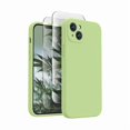 thumbnail image 1 of Chenchen Designed for iPhone 14 Case, Silicone Upgraded [Camera Protection] Phone Case, Soft Anti-Scratch Microfiber Lining Inside, 6.1 inch, Tea Green, 1 of 1