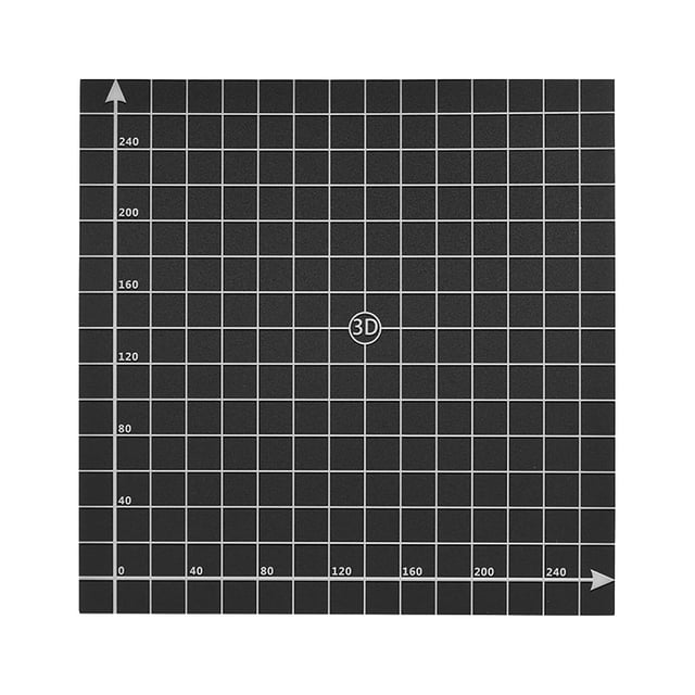 300 * 300mm Heat Bed Sticker Sheet Hot Bed Platform Build Surface Tape with 1:1