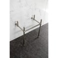 thumbnail image 2 of Kingston VBH281833BN Brass Wall Mount Console Sink Legs, Brushed Nickel, 2 of 5