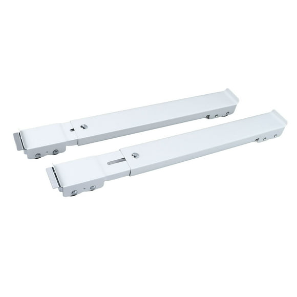 Stand 2PCS Furniture Appliances Rollers Iron Extendable Mobile Washing Machine Base Fridge Stand Dolly Movers With 24 Roller For Dryers Dishwashers White