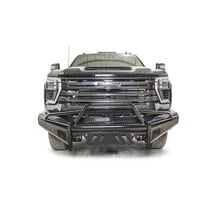 Fab Fours CH24-S6162-1 Black Steel BUMPER TRUCK FRONT