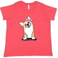 thumbnail image 3 of Inktastic Corgi Puppy Girl Women's Plus Size T-Shirt, 3 of 5