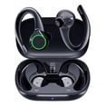 thumbnail image 1 of Auricular in-ear gamer inalámbrico Mankiw U5 negro con luz verde LED, 1 of 8
