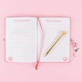 thumbnail image 4 of Juicy Couture: Velvet Locking Journal & Pen Set - Pink & Gold, Make It Real, Teens Tweens & Girls, Fashionable 200 Page Lined Journal, Take Notes In Class, Sketch & Doodle, Diary For Kids Ages 8+, 4 of 7