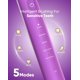 thumbnail image 5 of MySmile Cepillo Eléc. Sónico DY156 Adultos, Motor Súper Vibración, Recargable, Seguro Esmalte, 3 Cabezales, 5 Modos, 60 Días x Carga, Morado, 5 of 9