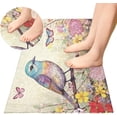 thumbnail image 4 of SKYSONIC Bird and Butterflies Kitchen Mats 20"x39" Absorbent Non Slip Runner Rug Machine Washable Kitchen Floor Mat for Home Bathroom Door, 4 of 7