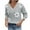 Women Sweaters-A61 Gray, variant on Sriper Floral Sweaters for Women V-Neck Long Sleeve Warm Knit Sweater Drop Shoulder Ladies Fashion Pullover Tops Fit Work Street Loose Cozy Outfits