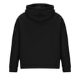 thumbnail image 4 of Tdoqot Young Mens Hoodies- Pullover Long Sleeve Casual Fashion Loose Fit Hooded Sweatshirt Black Size M, 4 of 6