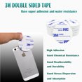 thumbnail image 4 of XHMAXE Double Sided Foam Mounting Tape, Foam Material, White, 1.57 in Diameter, 80 Pieces, 4 of 8