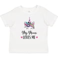 thumbnail image 3 of Inktastic My Mimi Loves Me Girl Unicorn Girls Baby T-Shirt, 3 of 5