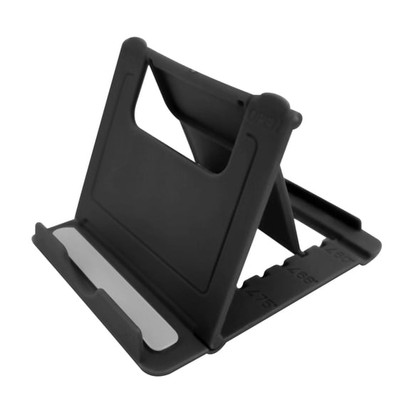 Estante plegable portátil para escritorio, teléfono móvil y tableta, con soporte de ajuste de ángulo