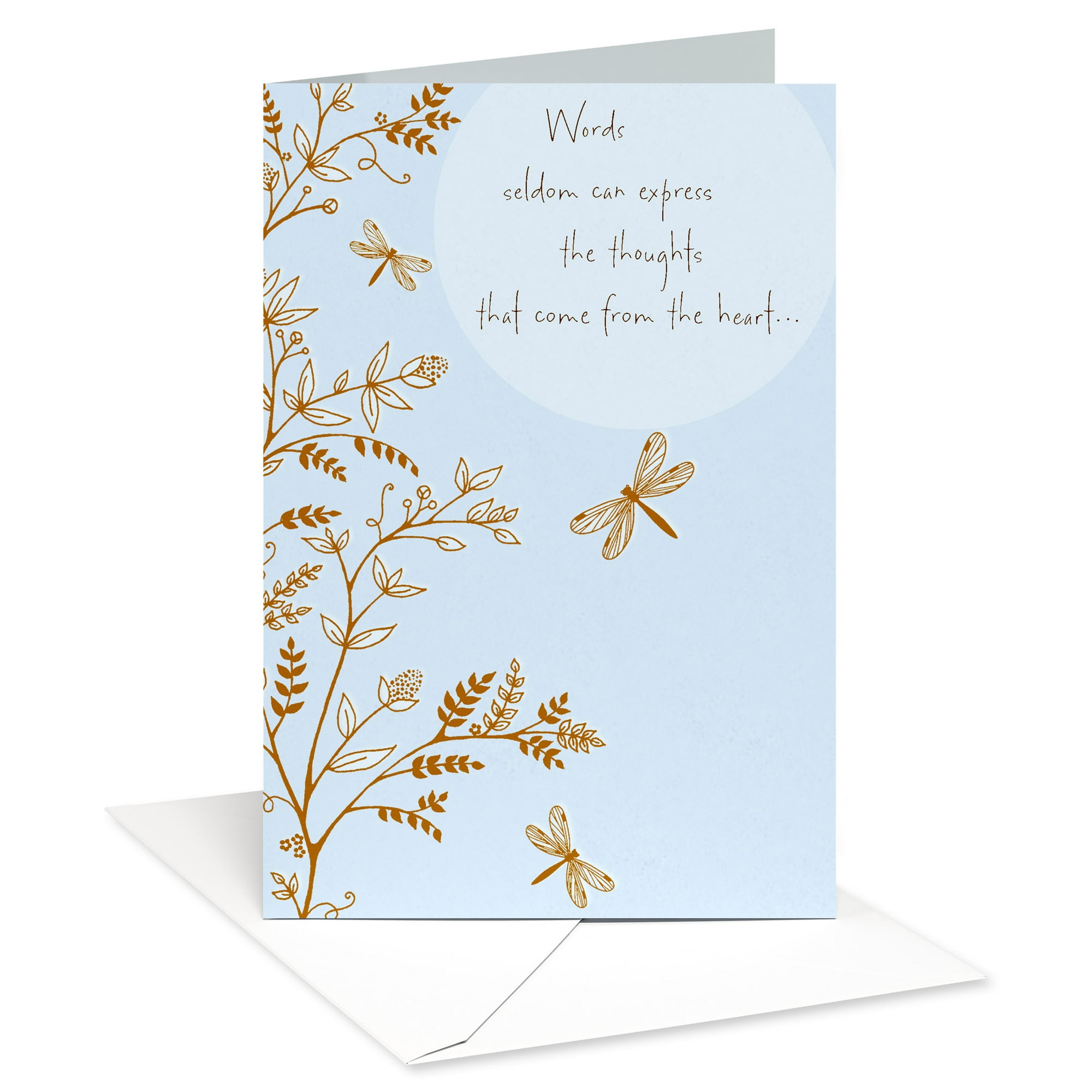 American Greetings Sympathy Card (Thoughts From the Heart)