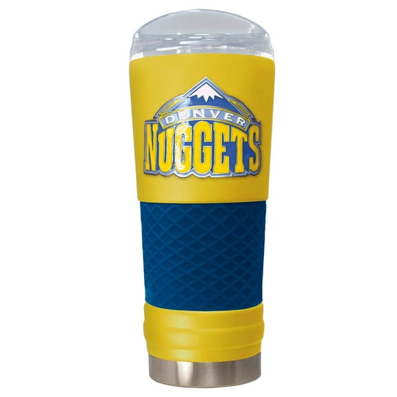 Yellow Denver Nuggets 24oz. Powder Coated Draft Travel Mug