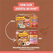 Purina Friskies Extra Chunky Gravy Variety Pack, Wet Cat Food, 5.5 oz Cans