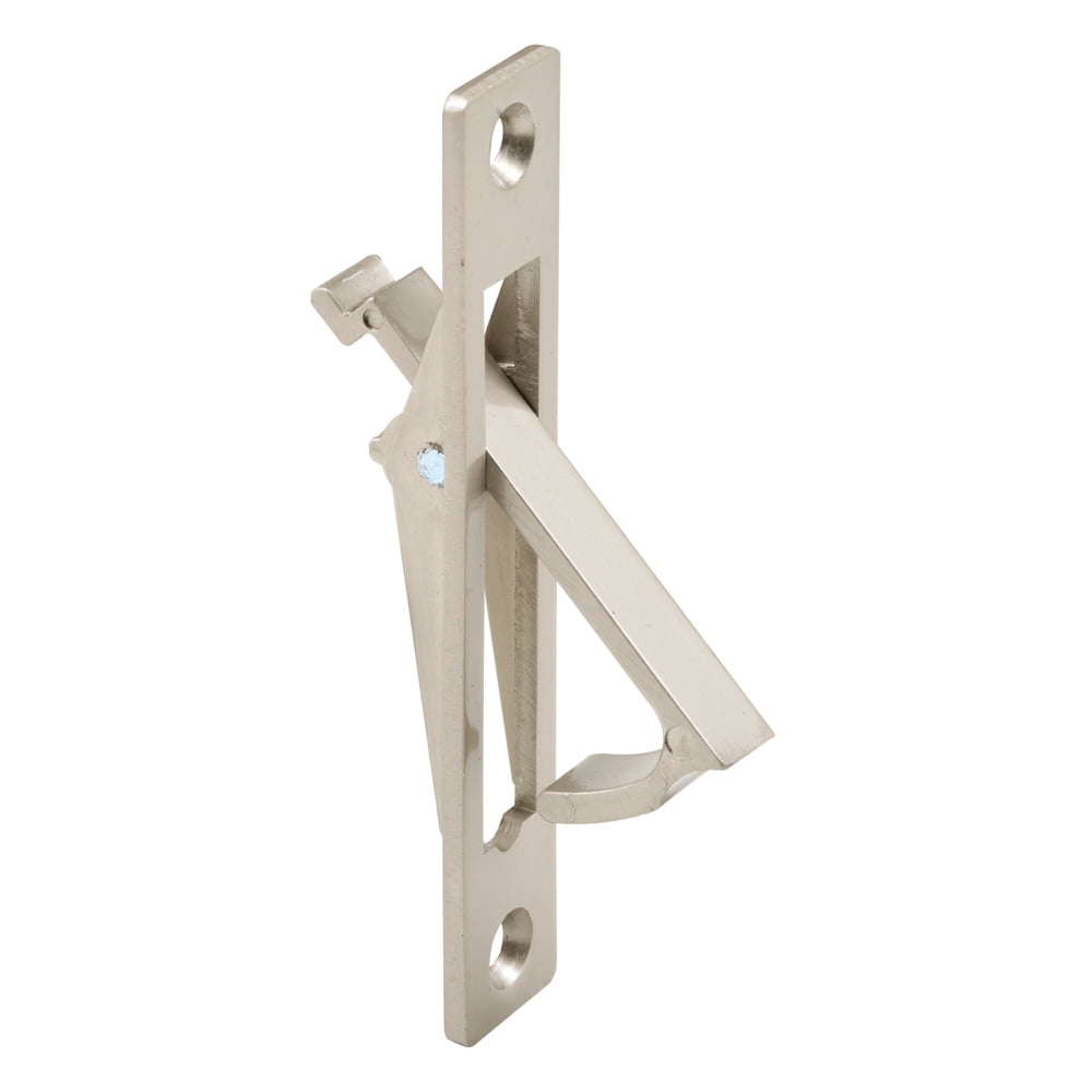 Diecast, Satin Nickel, Pocket Door Flush Edge Pull