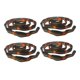 thumbnail image 1 of 4X Hamaca Al Aire Libre Correas de árbol Cuerda de Amarre de árbol Correas de Nailon de Cinturón Naranja, 1 of 5