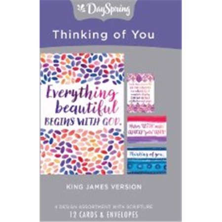 Dayspring Cards 135745 Card  Boxed Thinking of You  Maker  Box of 12