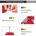 thumbnail image 4 of Christmas Snowman Red Sink Splash Guard for Faucet 2 Packs Faucet Absorbent Mats, Xmas Tree Winter Faucet Handle Drip Catcher Quickly Drying Mat for Kitchen Counter Bathroom, 14.9"x5.5", 4 of 7
