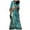Mint Green, variant on Dress Women Plus Size Kaftans Casual V-Neck Long Soft Beach Maxi For Summer Ladies Beach Sundress