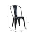 thumbnail image 7 of Marais A Dining Chair with Metal Seat, 7 of 7